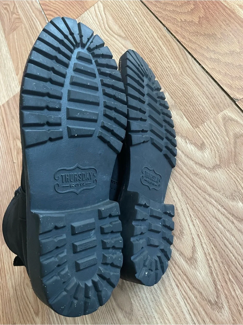 Thursday Boot Company Hero Lace-Up Black Matte WeatherSafeNubuck Boots 10.5